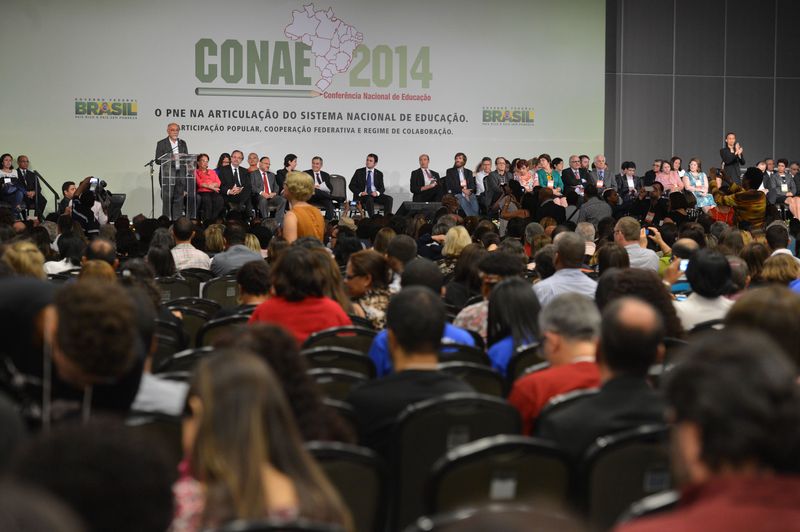 Abertura 2ª Conferência Nacional de Educação (Conae) (Crédito: Valter Campanato/Agência Brasil)