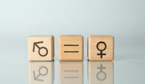 Gender,Equality,Concept.,Cubes,With,Male,And,Female,Symbols,On