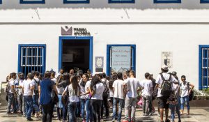 Sao,Paulo,,Brazil,,October,09,,2015.,Class,Of,Students,In