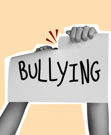 Composite,Photo,Collage,Of,Hands,Hold,Rebellion,Placard,Stop,Bullying