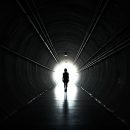Lonely,Girl,In,A,Dark,Tunnel