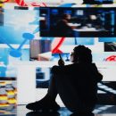 Bored,Young,Woman,Watching,Content,On,Video,Streaming,Services,Using