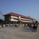Chaiyaphum,,Thailand,,February,,2019.,Therere,Elementary,Students,Walking,Into,Their