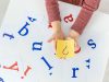 The,Child,Learns,English,Letters.,Selective,Focus.,Kid.