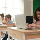 American,Girl,Learning,About,Coding,Engineering,Prompt,While,Diverse,Students