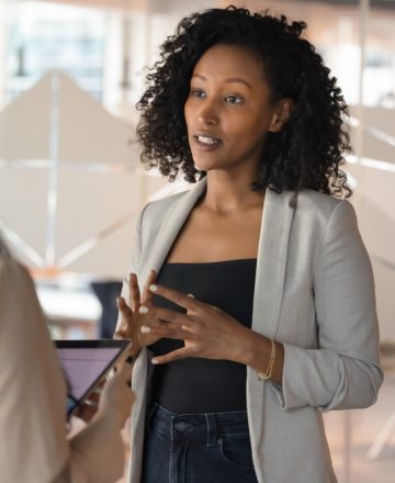 Mentorship,And,Professional,Guidance.,Confident,Businesswoman,Meet,Female,Colleague,In